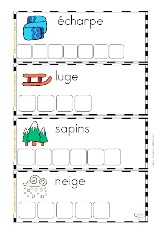 Atelier des mots de l'hiver