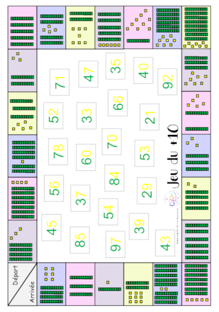 Atelier maths : ajouter une dizaine