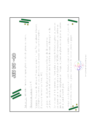 Atelier maths : soustraire une dizaine