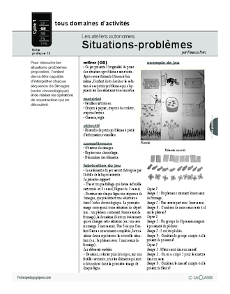 Ateliers autonomes (12) / Situations-problèmes