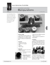 Ateliers autonomes (13) / Manipulations