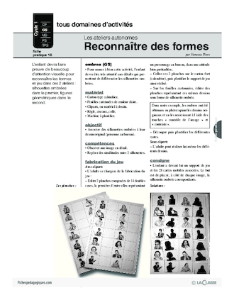 Ateliers autonomes (19) / Les formes