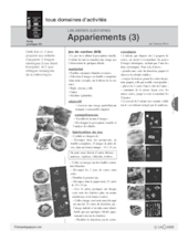 Ateliers autonomes (20) / Appariements (3)