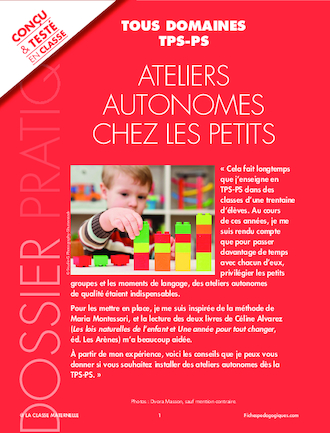 Ateliers autonomes chez les petits