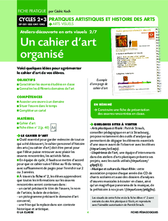 Ateliers découverte en arts visuels