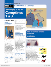 Ateliers langage : le loup (2) / Comptines 1 à 3