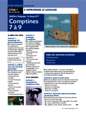 Ateliers langage : le loup (4) / Comptines 7 à 9