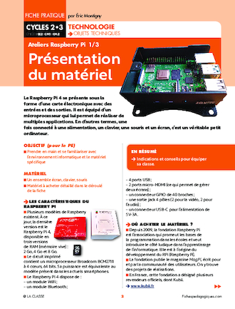 Ateliers Raspberry Pi