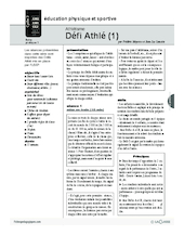 Athlétisme (1) / Défi Athlé