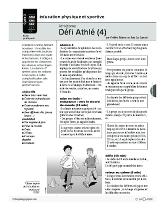Athlétisme (4) / Défi Athlé