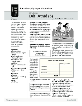 Athlétisme (5) / Défi Athlé