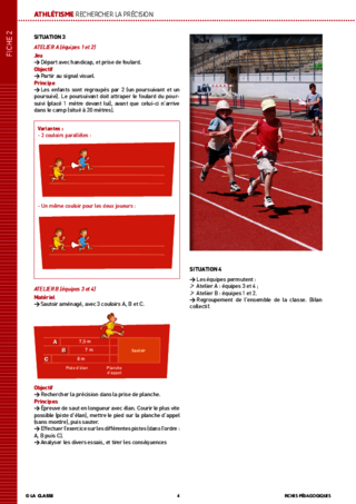 Athlétisme à l'école