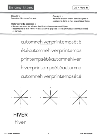 Attention visuelle GS décembre