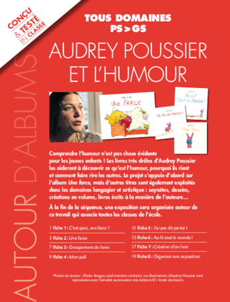 Audrey Poussier et l'humour