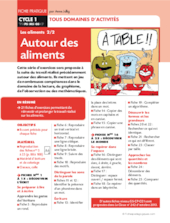 Autour des aliments