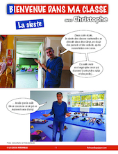 Bienvenue dans ma classe avec Christophe : la sieste