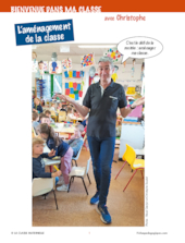 Bienvenue dans ma classe : l'aménagement de la classe