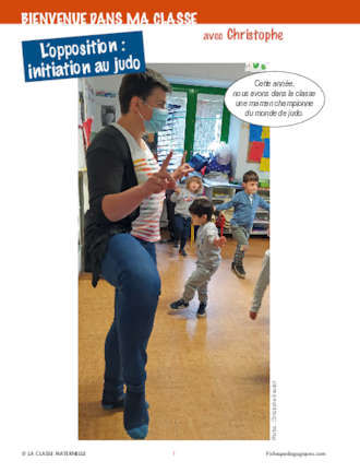 Bienvenue dans ma classe : l'initiation au judo