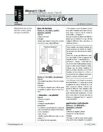 Boucle d'or et les 3 ours - Livre personnalisé