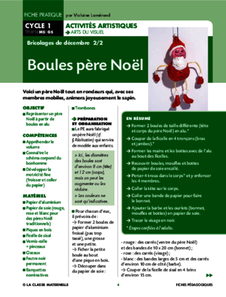 Boules père Noël