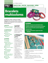 Bracelets multicolores