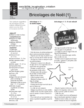 Bricolages de Noël (1)