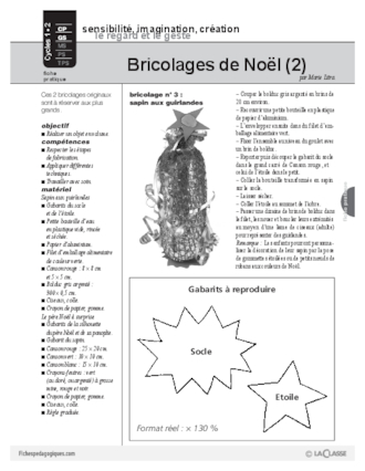 Bricolages de Noël (2)