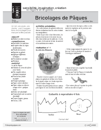 Bricolages de Pâques