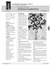 Bricolages de saison : Arbres d'automne (Cycle 1)