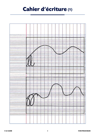 Cahiers d'écriture du CP au CM2