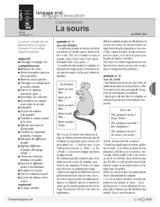 Cajolicomptines (11) / La souris