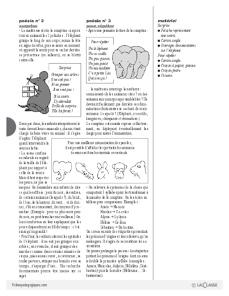 Cajolicomptines (12) / L'éléphant