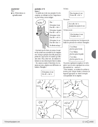 Cajolicomptines (2) / Le loup