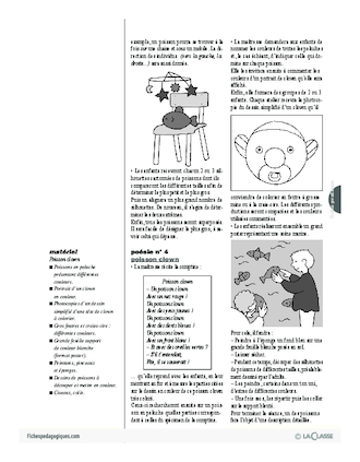 Cajolicomptines (20) / Le poisson