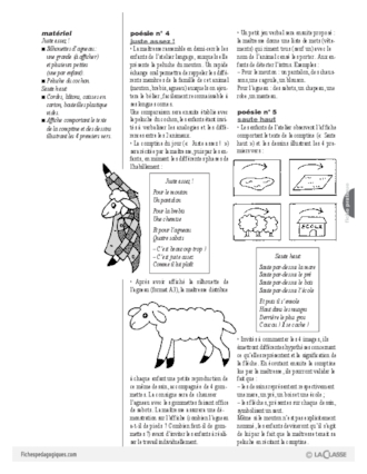 Cajolicomptines (4) / Le mouton