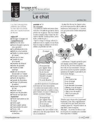 Cajolicomptines (6) / Le chat