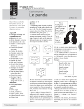 Cajolicomptines (8) / Le panda