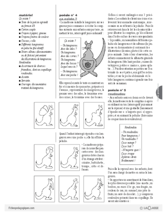 Cajolicomptines (9) / Le kangourou