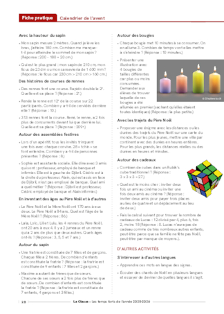 Calendrier de l'Avent