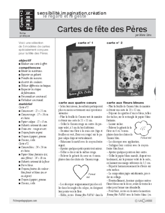 Cartes de fête des Pères (2)