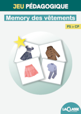 Cartes de memory - Les vêtements