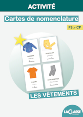 Cartes de nomenclature - Les vêtements