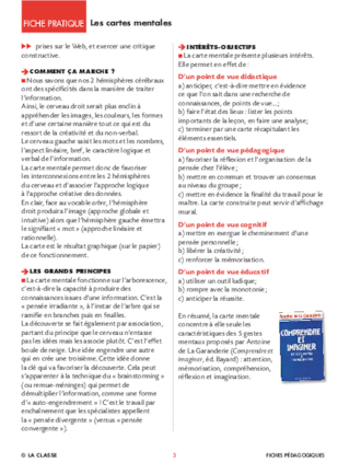 Cartes mentales et lapbooks