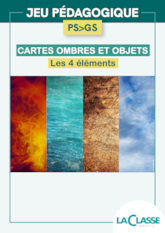 Cartes ombres et objets : Les 4 éléments