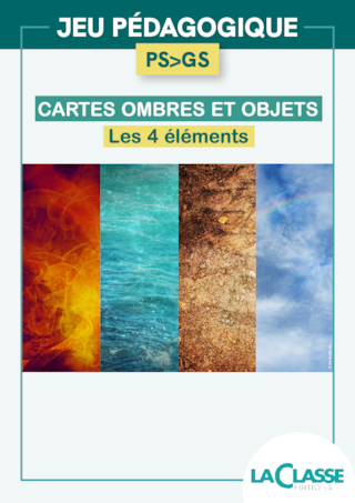 Cartes ombres et objets : Les 4 éléments