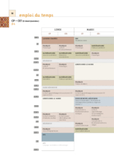 CE1 - 5 Emplois du temps - 2017