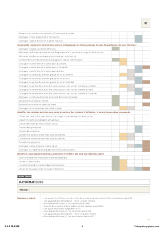 CE2 - Programmations 2016 - Nouveaux programmes