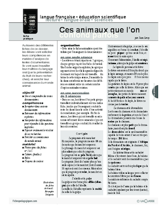 Ces animaux que l'on confond parfois