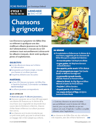 Chansons à grignoter