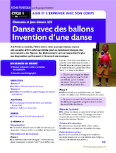 Chansons et jeux dansés (3). Danse avec des ballons
